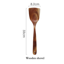 Load image into Gallery viewer, Teak Wooden Utensil Set