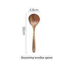 Load image into Gallery viewer, Teak Wooden Utensil Set