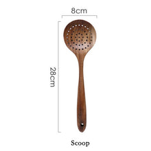 Load image into Gallery viewer, Teak Wooden Utensil Set