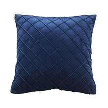 Load image into Gallery viewer, Velvet Diamond Geometric Throw Pillow Cover