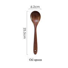 Load image into Gallery viewer, Teak Wooden Utensil Set
