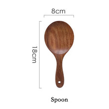 Load image into Gallery viewer, Teak Wooden Utensil Set
