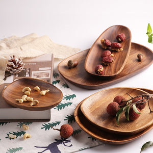 Acacia Wood Serving Trays