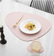 Load image into Gallery viewer, Leather Non-Slip Table Placemat
