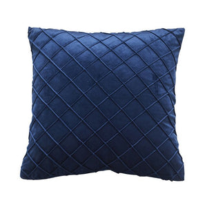 Velvet Diamond Geometric Throw Pillow Cover