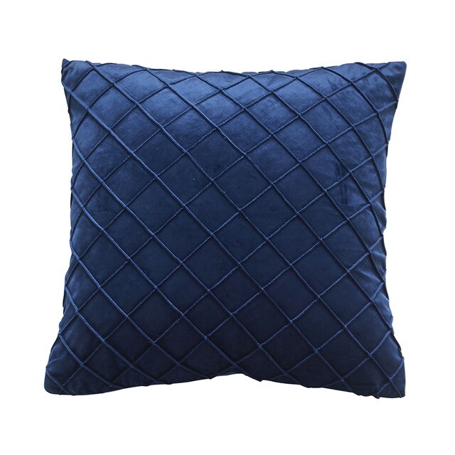 Velvet Diamond Geometric Throw Pillow Cover