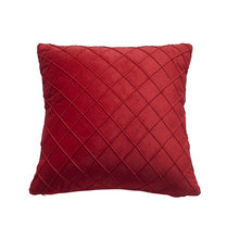 Load image into Gallery viewer, Velvet Diamond Geometric Throw Pillow Cover

