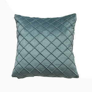 Velvet Diamond Geometric Throw Pillow Cover
