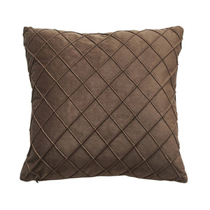 Velvet Diamond Geometric Throw Pillow Cover