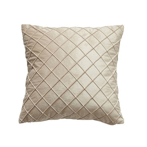 Velvet Diamond Geometric Throw Pillow Cover